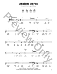 Ancient Words Guitar and Fretted sheet music cover